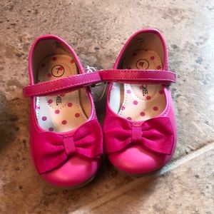 Pink toddler girl maryjanes